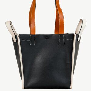 Proenza Schouler White Label Large Mercer Black Leather Tote